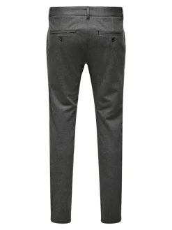 Only & Sons Hosen|Big Boys*ONSMARK SLIM HERRINGBONE 2911 PANT NOOS Black
