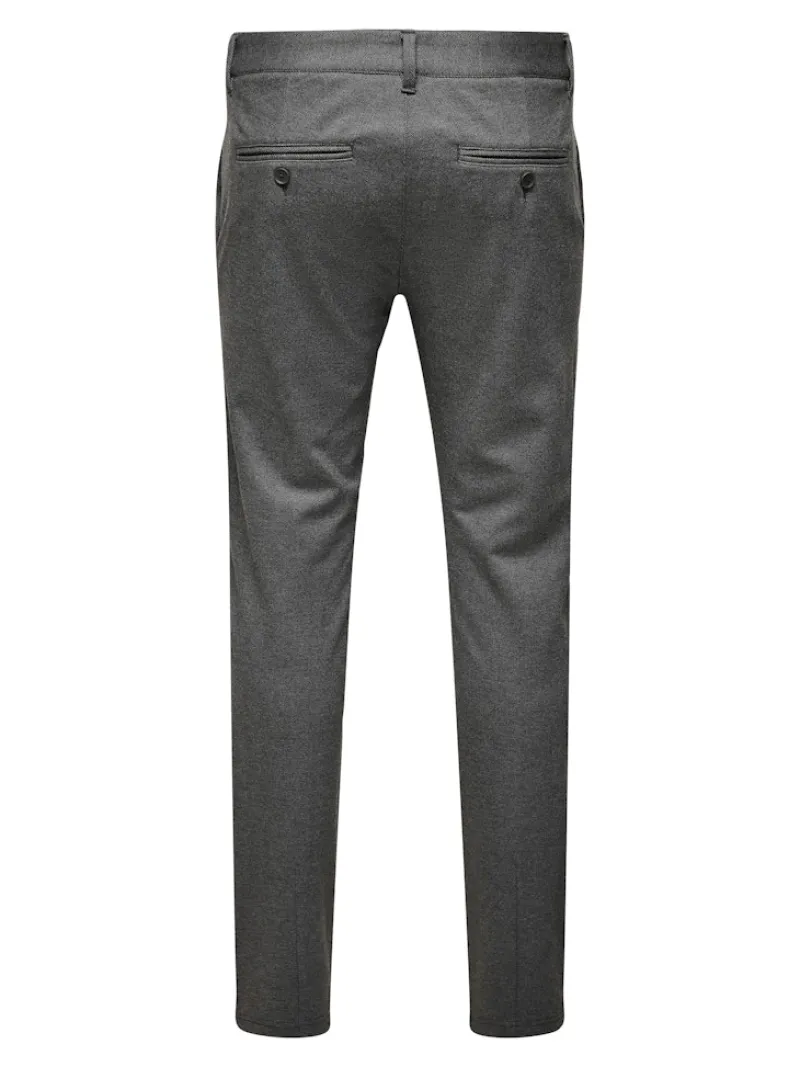 Only & Sons Hosen|Big Boys*ONSMARK SLIM HERRINGBONE 2911 PANT NOOS Black