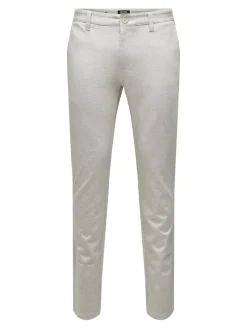 Only & Sons Hosen*ONSMARK SLIM TAP 0209 MELANGE PANT NOOS chinchilla