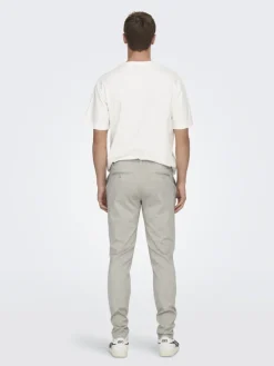 Only & Sons Hosen*ONSMARK SLIM TAP 0209 MELANGE PANT NOOS chinchilla