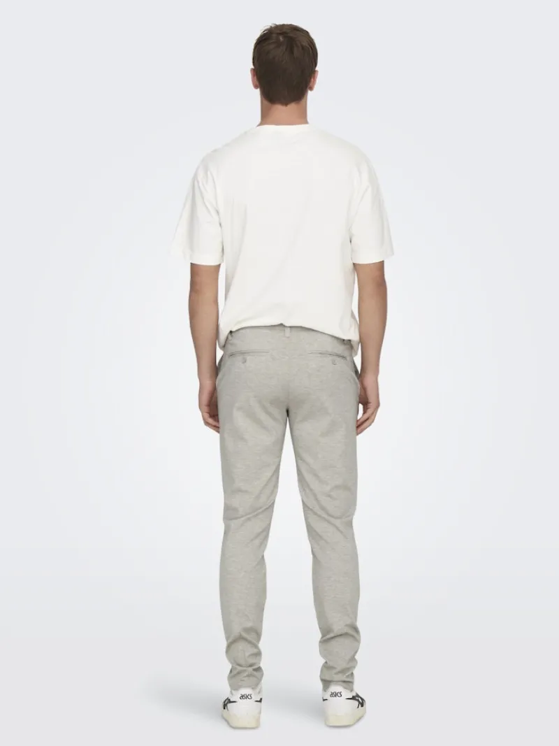 Only & Sons Hosen*ONSMARK SLIM TAP 0209 MELANGE PANT NOOS chinchilla