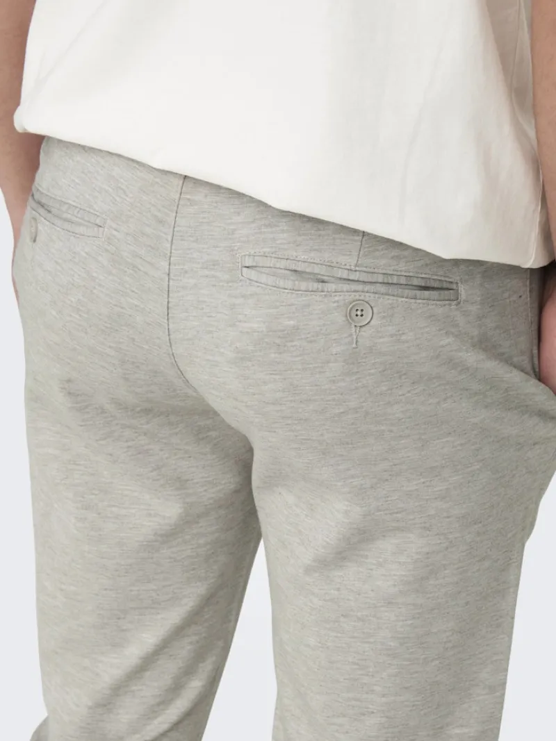Only & Sons Hosen*ONSMARK SLIM TAP 0209 MELANGE PANT NOOS chinchilla