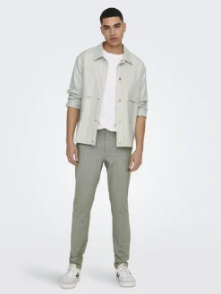 Only & Sons Hosen*ONSMARK SLIM TAP 0209 MELANGE PANT NOOS Olive Night
