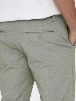 Only & Sons Hosen*ONSMARK SLIM TAP 0209 MELANGE PANT NOOS Olive Night