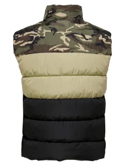 Only & Sons Westen*ONSMELVIN LIFE PUFFER VEST OTW VD Olive Night