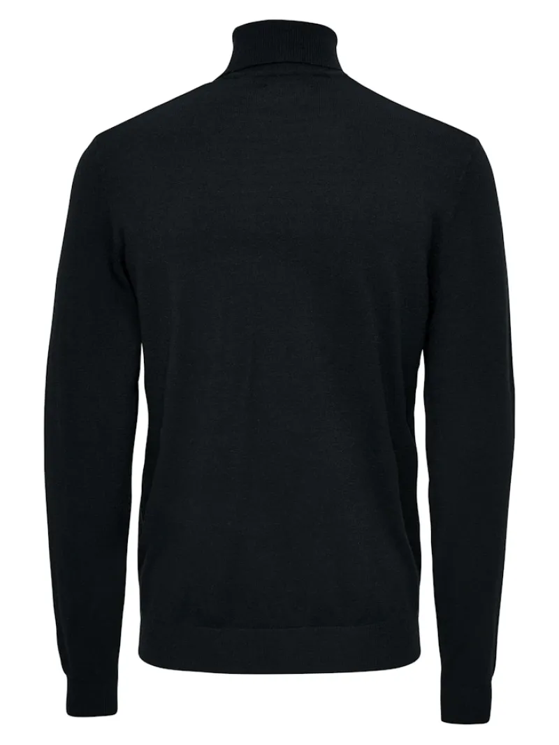 Only & Sons Pullover & Sweatshirts*ONSMIKKEL 12 SOFT HIGH NECK KNIT Black