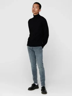 Only & Sons Pullover & Sweatshirts*ONSMIKKEL 12 SOFT HIGH NECK KNIT Black