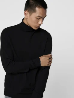 Only & Sons Pullover & Sweatshirts*ONSMIKKEL 12 SOFT HIGH NECK KNIT Black