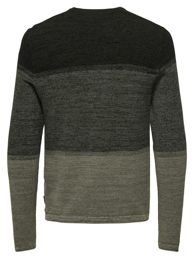 Only & Sons Pullover & Sweatshirts*ONSPANTER REG 12 STRUC CREW KNIT NOOS dunkelgrün2