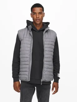Only & Sons Westen*ONSPAUL QUILTED VEST OTW Griffin