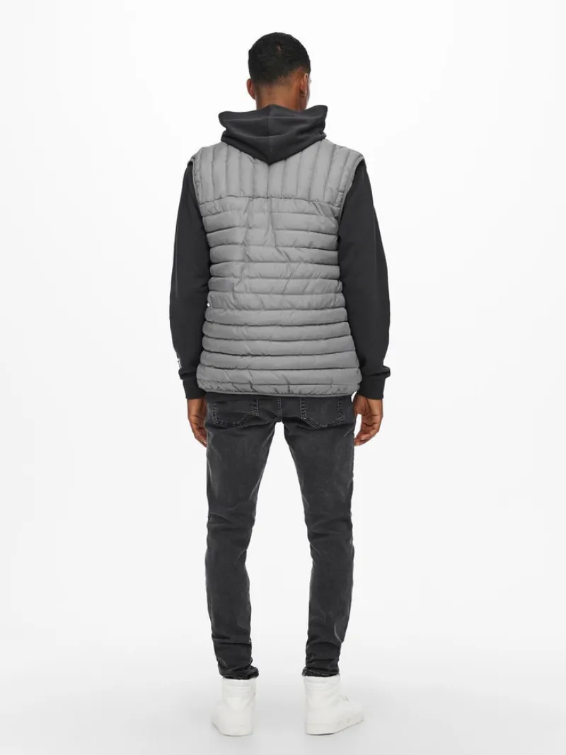 Only & Sons Westen*ONSPAUL QUILTED VEST OTW Griffin