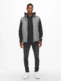 Only & Sons Westen*ONSPAUL QUILTED VEST OTW Griffin