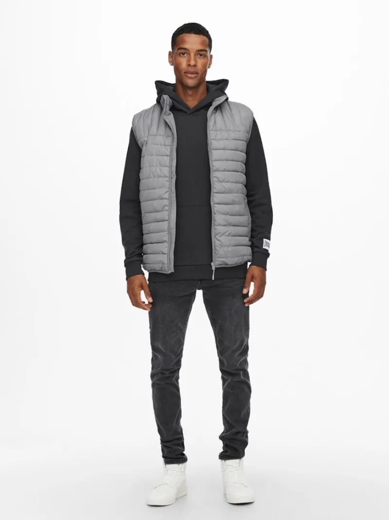 Only & Sons Westen*ONSPAUL QUILTED VEST OTW Griffin