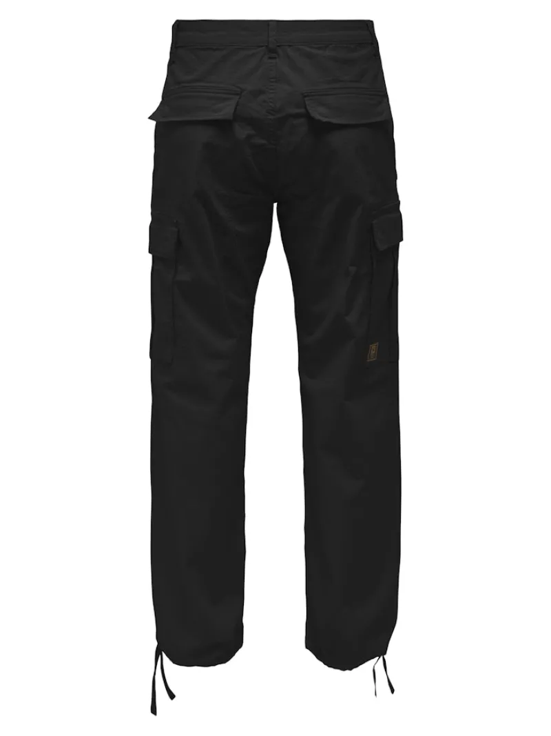 Only & Sons Hosen|Big Boys*ONSRAY LIFE 0020 RIBSTOP CARGO PANT NOOS Black