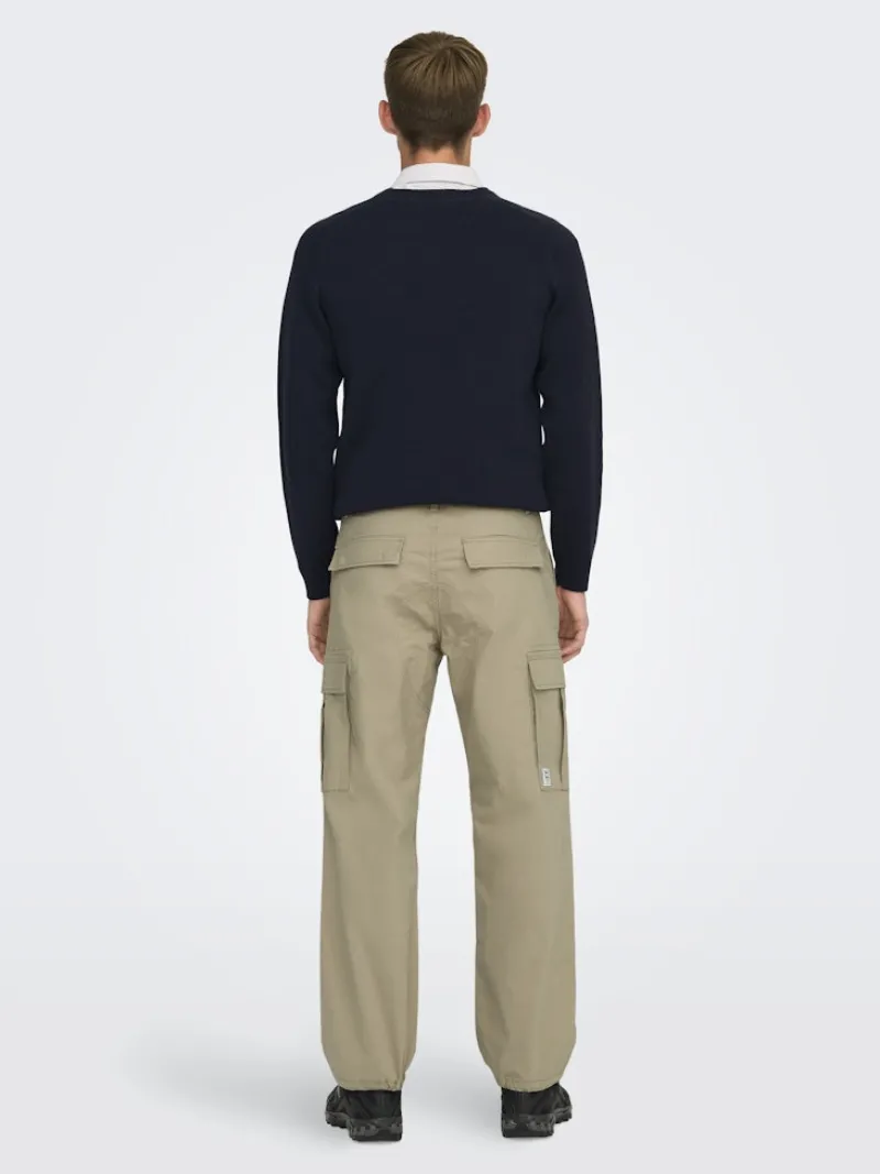 Only & Sons Hosen|Big Boys*ONSRAY LIFE 0020 RIBSTOP CARGO PANT NOOS chinchilla