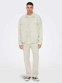 Only & Sons Jacken*ONSRICK OVZ 5923 DENIM JACKET ecru