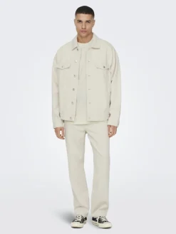 Only & Sons Jacken*ONSRICK OVZ 5923 DENIM JACKET ecru