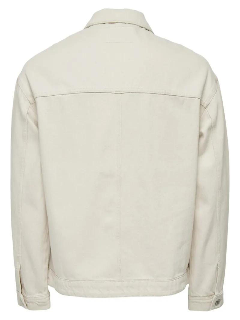Only & Sons Jacken*ONSRICK OVZ 5923 DENIM JACKET ecru