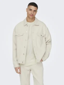 Only & Sons Jacken*ONSRICK OVZ 5923 DENIM JACKET ecru