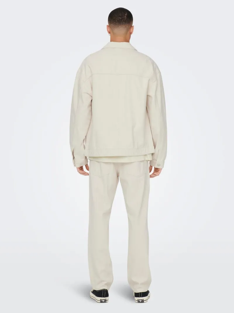 Only & Sons Jacken*ONSRICK OVZ 5923 DENIM JACKET ecru