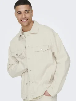 Only & Sons Jacken*ONSRICK OVZ 5923 DENIM JACKET ecru