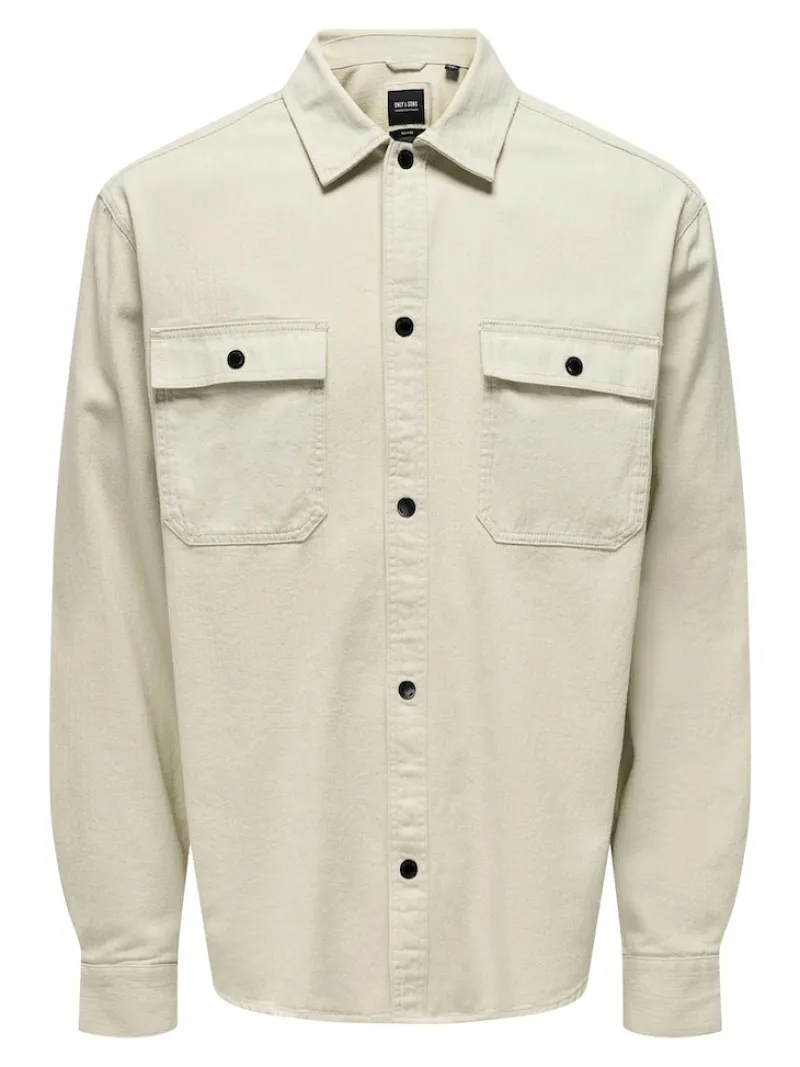 Only & Sons Hemden*ONSTEAM RLX FABRIC MIX LS SHIRT moonstruck