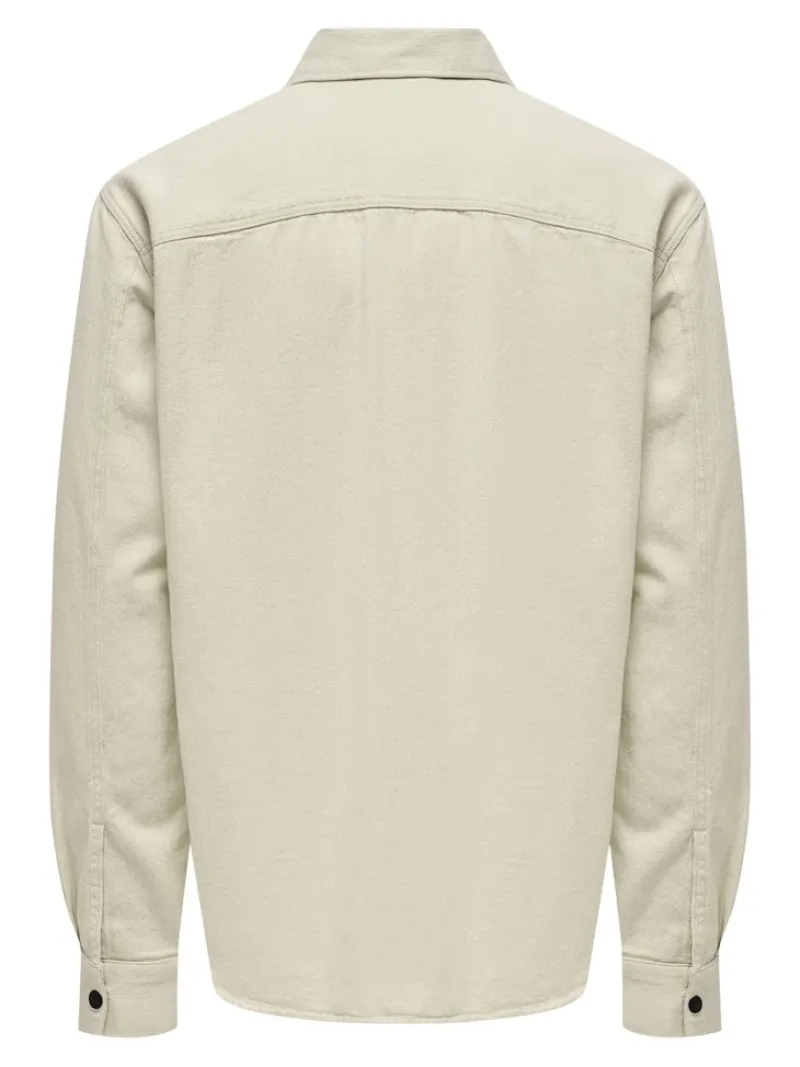 Only & Sons Hemden*ONSTEAM RLX FABRIC MIX LS SHIRT moonstruck