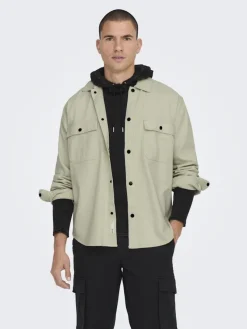 Only & Sons Hemden*ONSTEAM RLX FABRIC MIX LS SHIRT moonstruck