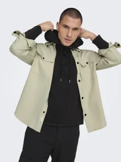 Only & Sons Hemden*ONSTEAM RLX FABRIC MIX LS SHIRT moonstruck