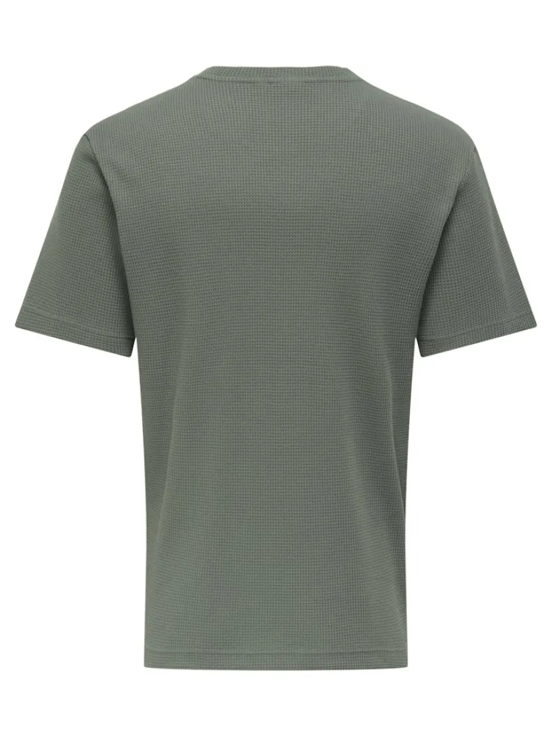 Only & Sons Shirts*ONSTOBIE REG SS TEE NOOS Castor Gray