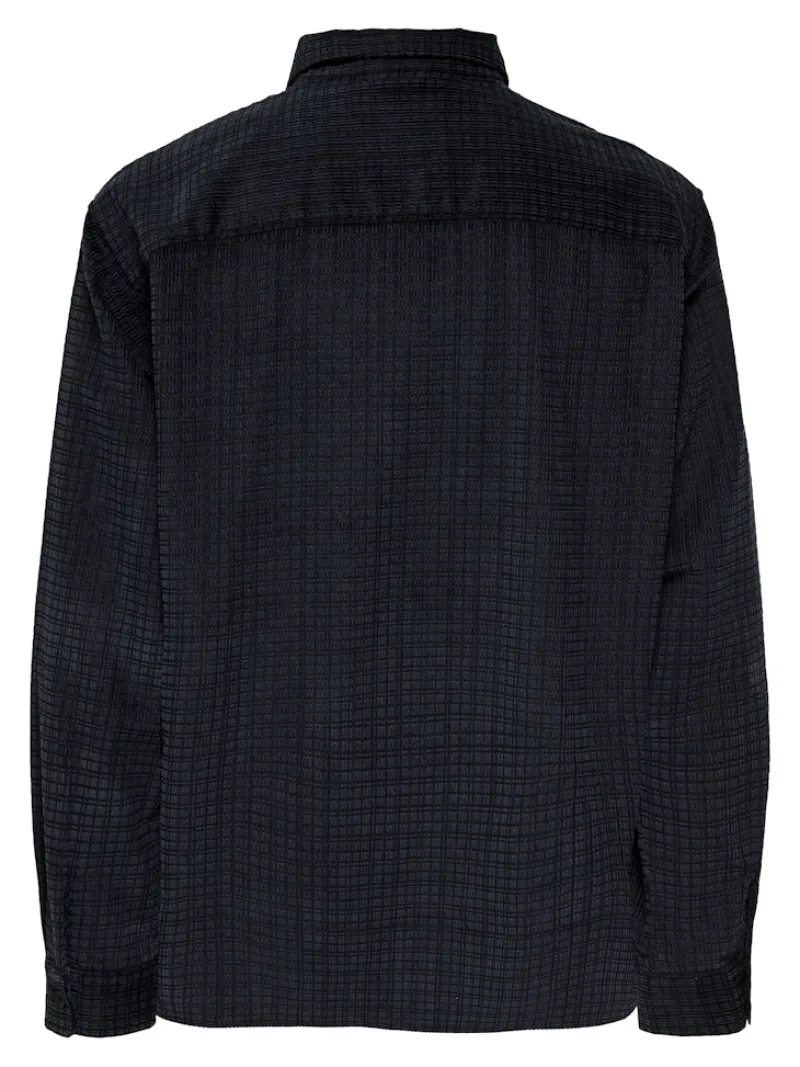 Only & Sons Hemden*ONSWALEED CORDUROY OVERSHIRT 0345 NOOS jet black