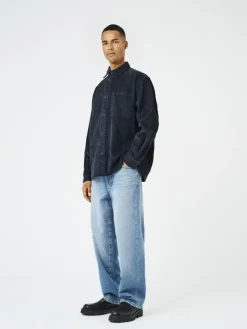 Only & Sons Hemden*ONSWALEED CORDUROY OVERSHIRT 0345 NOOS jet black