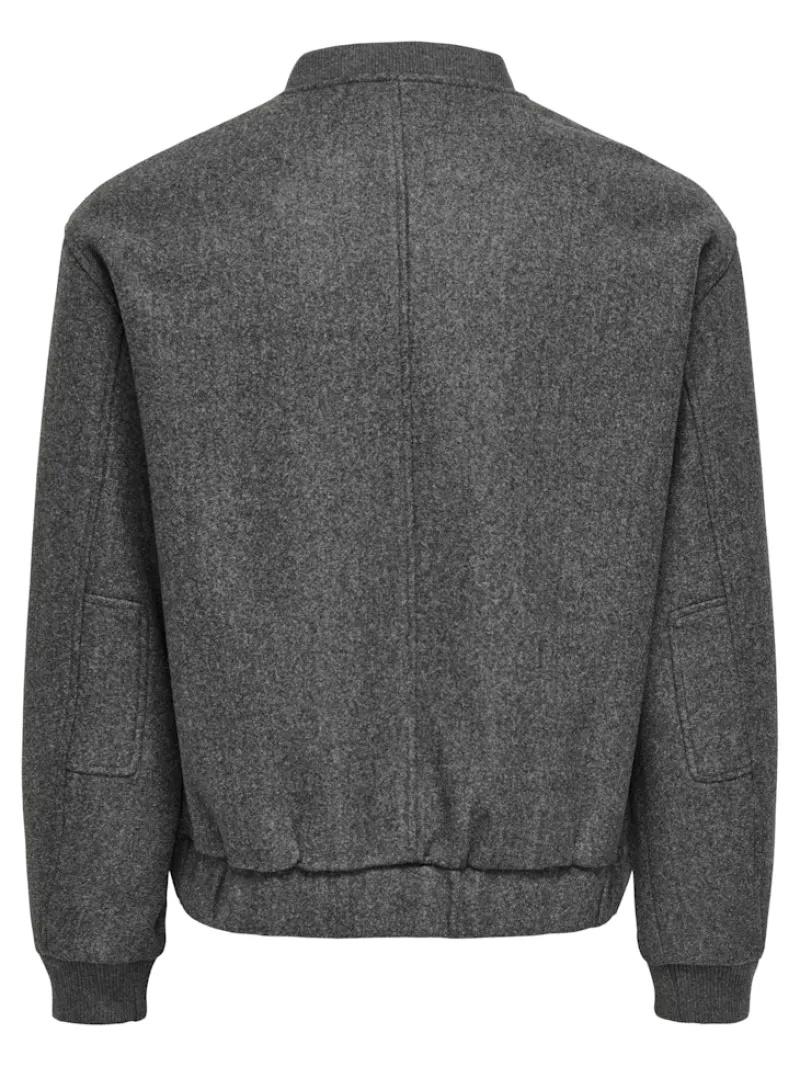 Only & Sons Jacken*ONSWORF LIFE BOMBER JACKET OTW VD dark grey