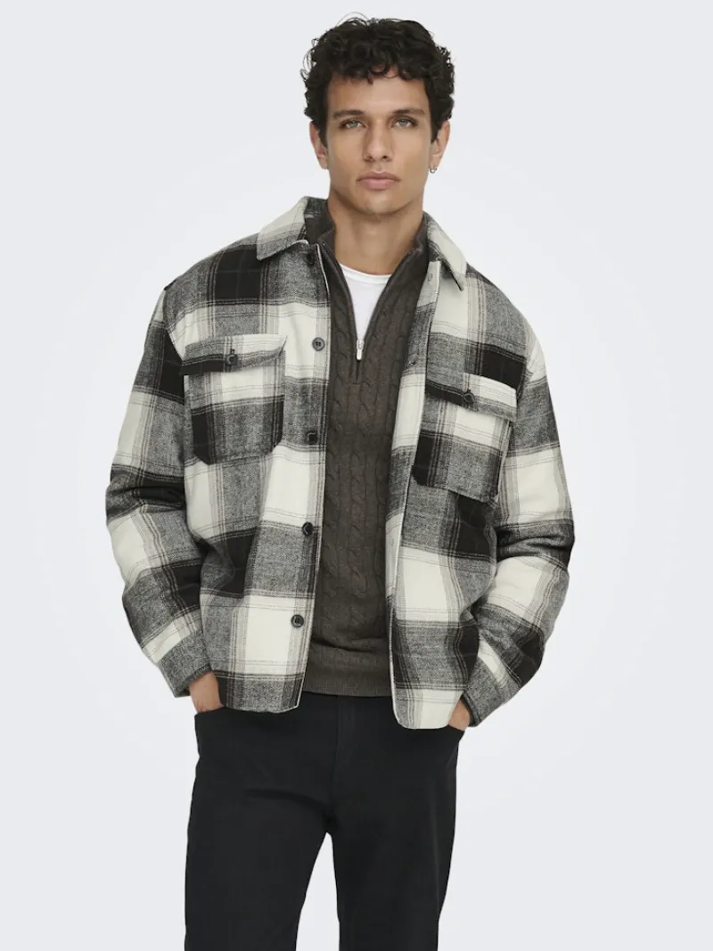 Only & Sons Hemden*ONSZACK OVERSHIRT OTW NOOS Black