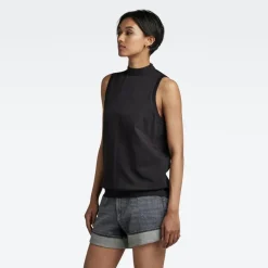 G-star Raw Shirts*Open back knit dk black