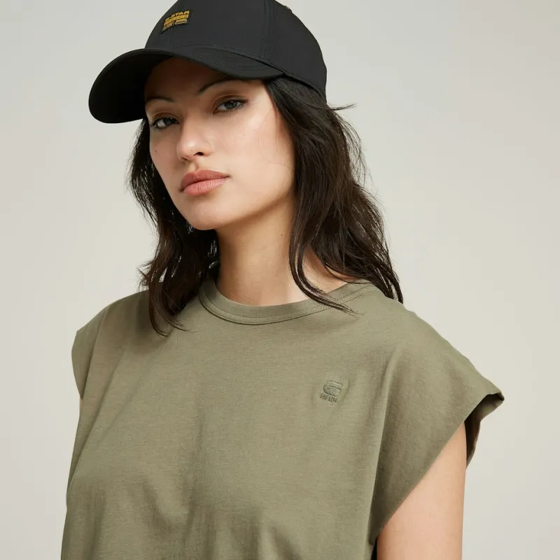 G-star Raw Shirts*Open back loose sleeveless top wmn ensis green