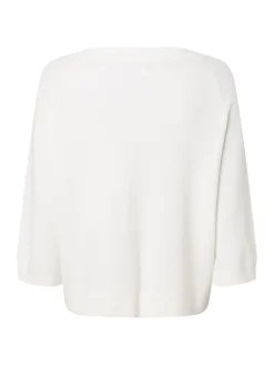 Tommy Hilfiger Pullover & Sweatshirts*ORG CO TEXTURE BOAT-NK SWEATER ecru