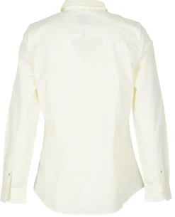 Tommy Hilfiger Blusen*ORG COTTON REGULAR SHIRT LS banker stp ffrosted lemon