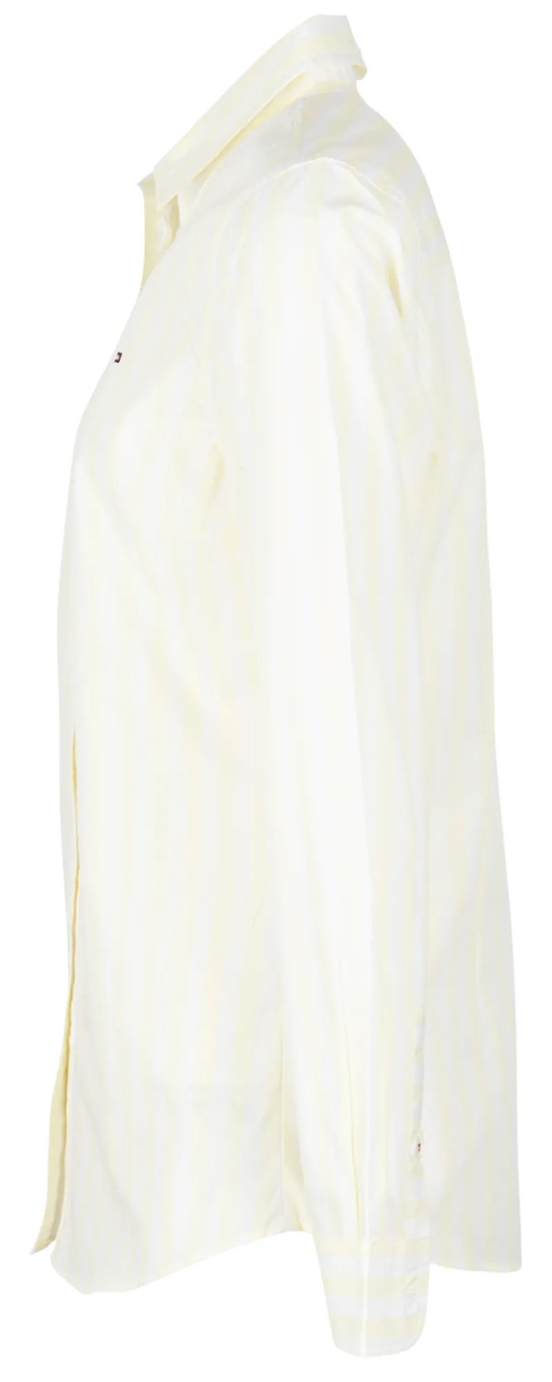 Tommy Hilfiger Blusen*ORG COTTON REGULAR SHIRT LS banker stp ffrosted lemon