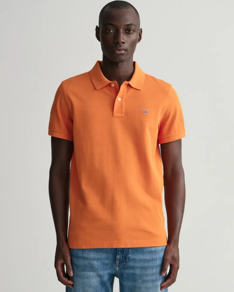 Gant Shirts|Big Boys*Original Regular Fit Piqué Poloshirt harvest pumpkin