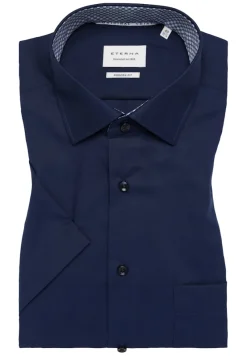 ETERNA Hemden|Big Boys*Original Shirt Popeline Kurzarm navy