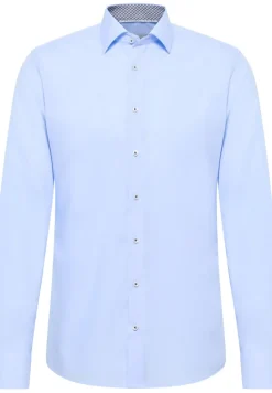 ETERNA Hemden|Big Boys*Original Shirt Popeline Langarm hellblau