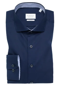 ETERNA Hemden|Big Boys*Original Shirt Popeline Langarm navy