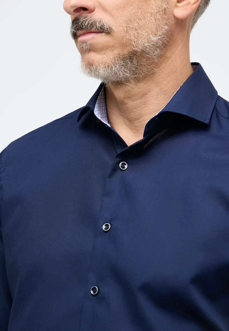 ETERNA Hemden|Big Boys*Original Shirt Popeline Langarm navy