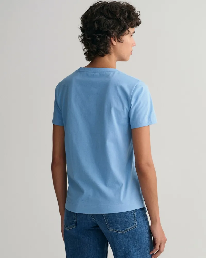 Gant Shirts*Original V-Neck T-Shirt gentle blue