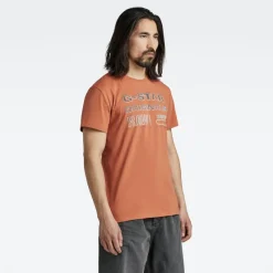 G-star Raw Shirts*Originals stamp r t autumn leaf