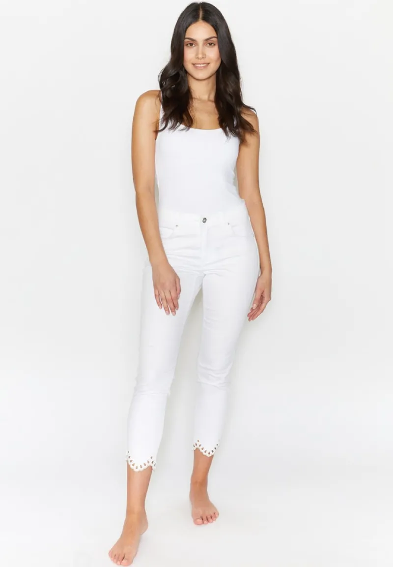 Angels Jeans*Ornella Bloom white