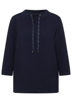 Cecil Shirts*Ottoman Shirt urban dark blue