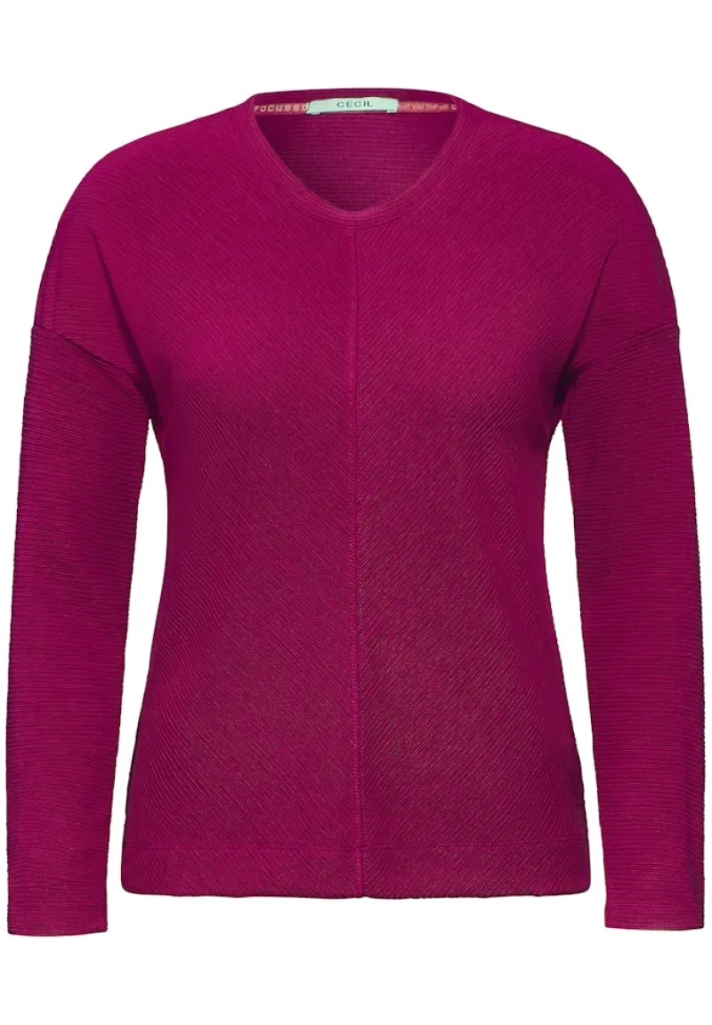 Cecil Shirts*Ottoman-Shirt jewel pink