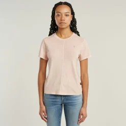 G-star Raw Shirts*Overdyed front seam r t wmn liquid pink gd